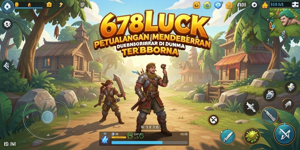 Gameplay 678LUCK menampilkan petualangan seru di dunia luas terbuka.