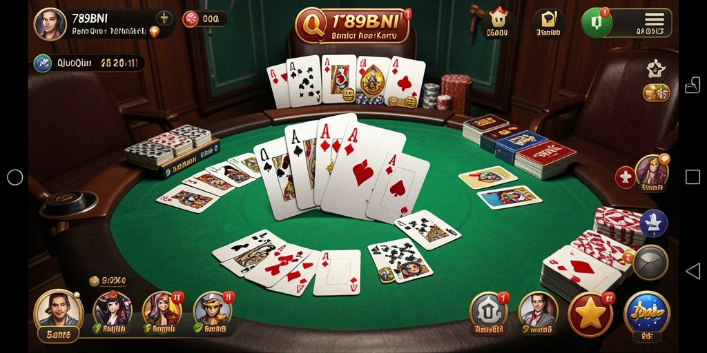 Screenshot utama gameplay QiuQiu yang mengasyikkan dari 789BNI.