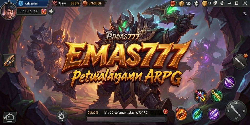 Tampilan gameplay menakjubkan dari EMAS777 dalam aksi ARPG.