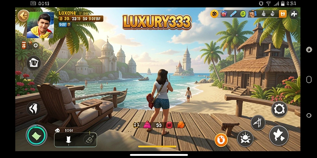 Tampilan menarik dan gameplay seru dari LUXURY333.