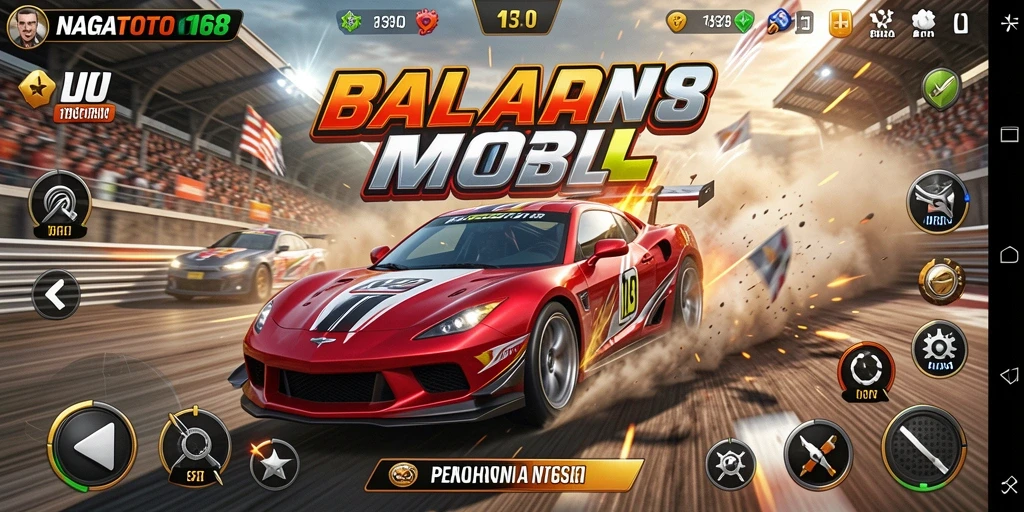 Gameplay seru dan balapan mobil yang mendebarkan di NAGATOTO168.