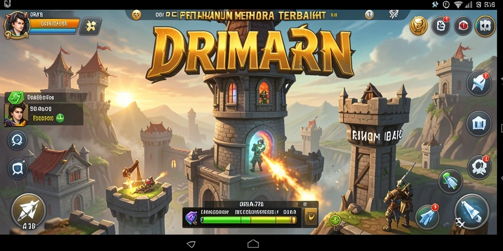 Tampilan gameplay ORA78 yang intens dan seru dalam Tower Defense.