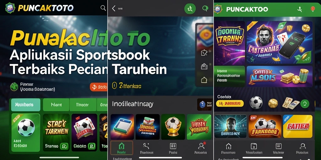 Tampilan menarik dari fitur taruhan olahraga PUNCAKTOTO.