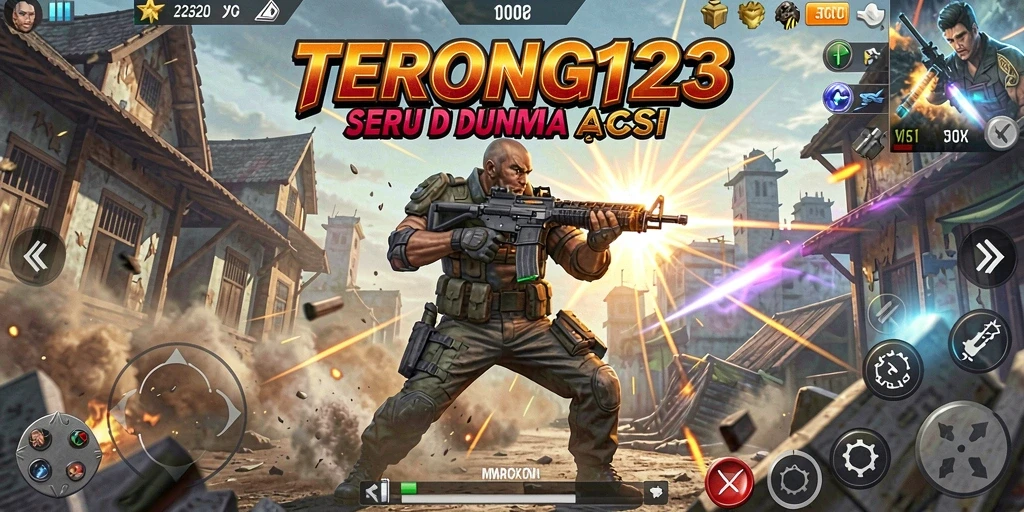 Tangkapan layar gameplay <strong>TERONG123</strong> yang penuh aksi dan pertarungan epik.