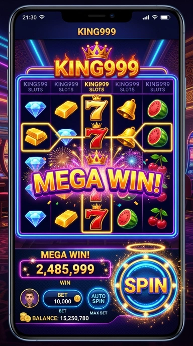 Screenshot tampilan antarmuka king999 yang ramah pengguna.